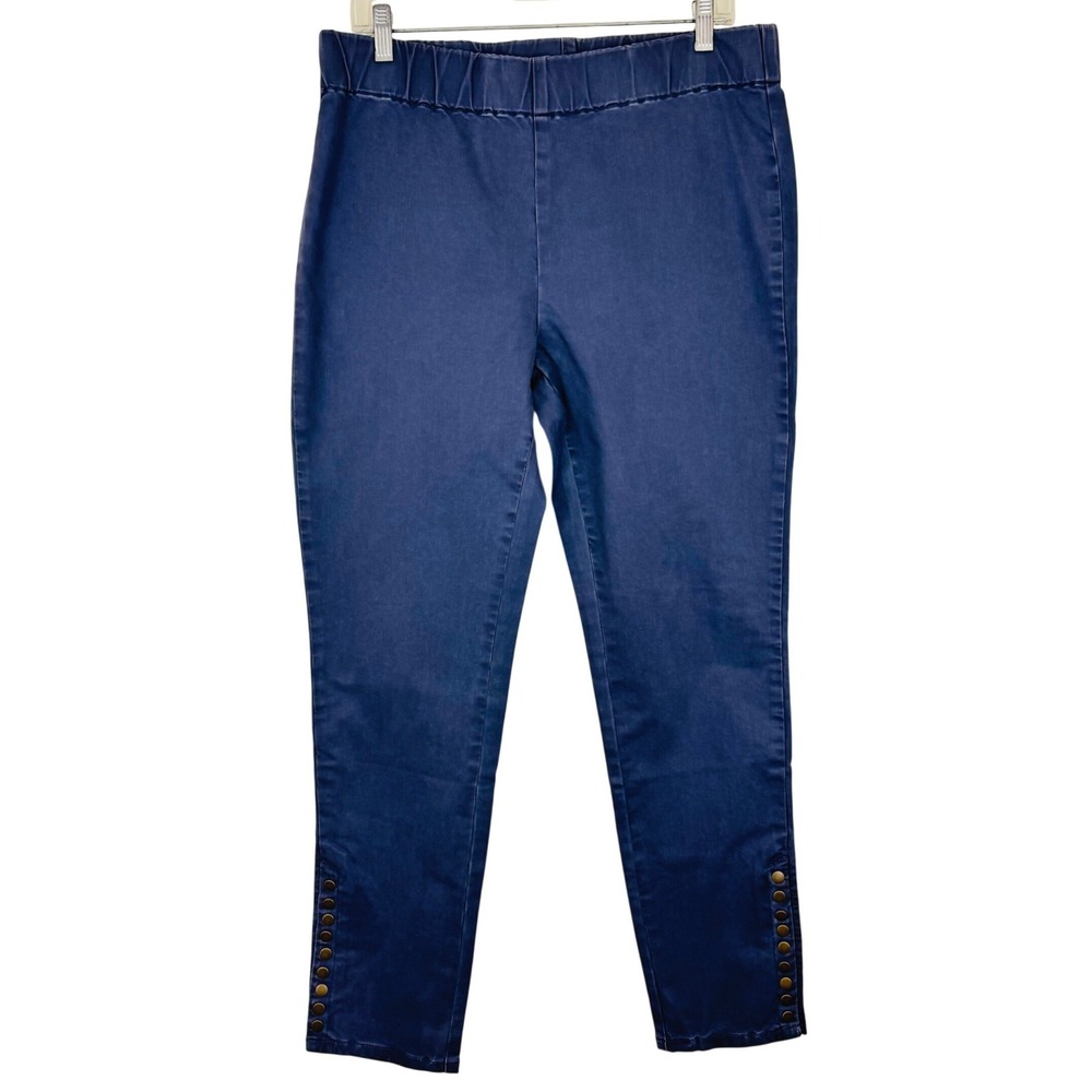 Soft Surroundings Pull on Metro Leggings Stretch Casual Chic Coastal Grandma